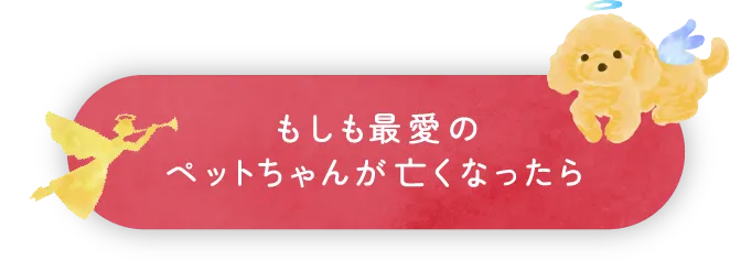 もしも最愛のペットちゃんが亡くなったら